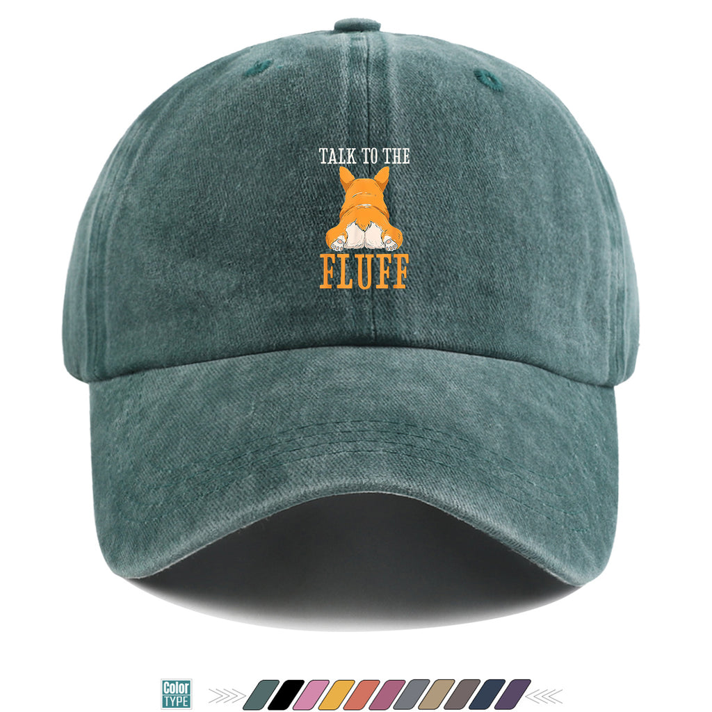 1pc Corgi Butt Fun Print Baseball Cap, Comfortable Breathable Sun Hat, Fashionable Cute Pet Hat, Unisex Adjustable Size, Casual Versatile Duckbill Cap, Suitable for Daily Outings, Park Strolls, Friend Gatherings, Pet-Themed Events, Weekend Fun