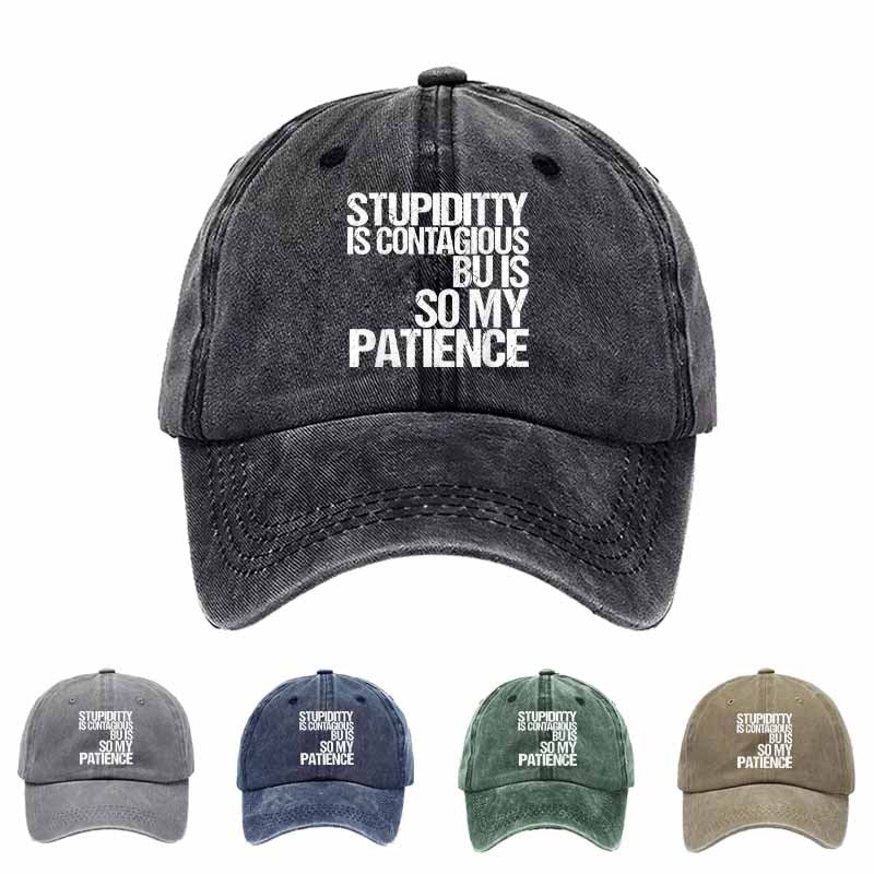 A Trendy Baseball Cap with White Letters on a Dark Background, Perfect for Street Style And Personal Expression