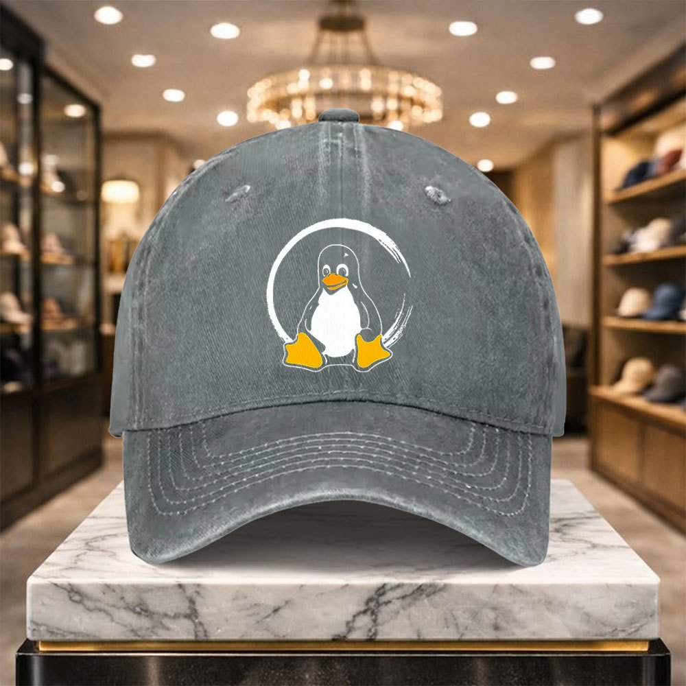 Versatile Casual Linux Baseball Cap with Adjustable Design, Suitable for Outdoor Sports And Everyday Casual Wear, a Casual Street Hat for Casual Outfits