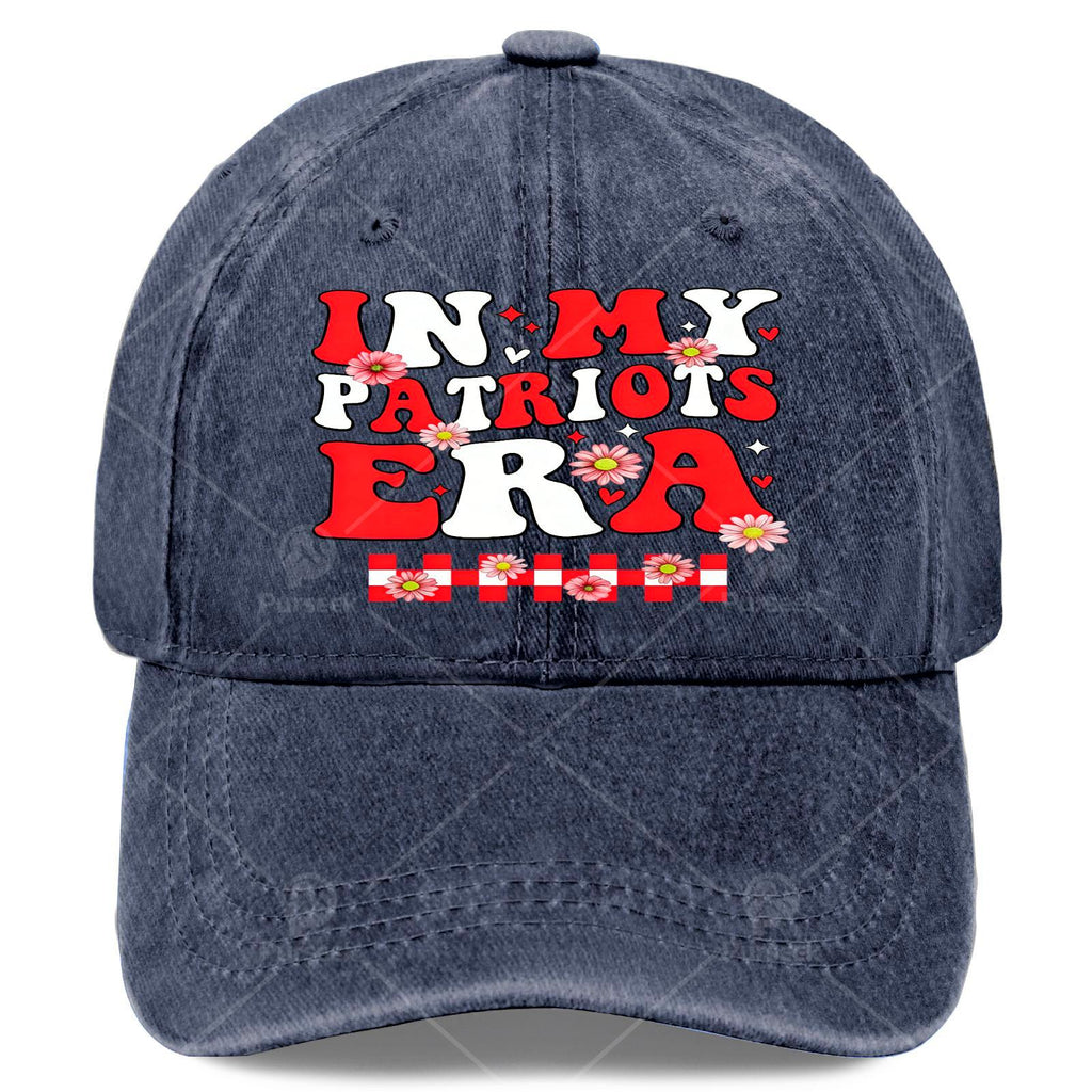 Patriot Era Duckbill Baseball Cap - Vintage Washed Unisex Adjustable Cap with Retro Print, Machine Washable Suitable for Men & Women, Washed Aesthetic for Casual Wear,, Themed Events