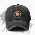 1P 1pc, Adjustable Baseball Cap with "baseball Print," Lightweight Printed Women's Hat, "athletic Style" Men's Trendy Cap, an Ideal Gift for Weddings, Parties, and Birthdays, Fashionable and Versatile, Comfortable and Breathable