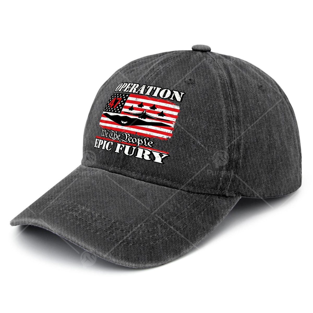Vintage Baseball Cap with the Words "We The People" Printed on It- Lightweight and Washed, Suitable for Christmas, Games, and Independence Day Celebrations- Unisex Cap with an All-over Print, Ideal for Everyday Casual Wear and Themed Events