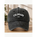 Vintage Colorado 1993 Washed Baseball Cap for Men Women Casual Street Style Anniversary Gift