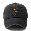 A Unisex Fashion All-Match Printed Lumberjack Baseball Cap, Classic Retro Washed Outdoor Lightweight Curved Brim Hat, Trucker Baseball Cap, Suitable for Outdoor Vacation Travel Camping And Other Leisure Occasions, Holiday Party Hip-Hop Hat