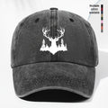Unisex Animal Print Washed Vintage Baseball Cap, Fashionable Sun Outdoor Hat for Men and Women, Adjustable Trucker Hat Suitable for All Seasons and Daily Wear