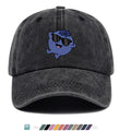 1pc Cartoon Blueberry Pattern Baseball Cap, Fun Sunglasses Flower Decoration, Comfortable And Breathable Sun Hat, Fashionable Cute Unisex Adjustable Dad Hat, Outing Hat, Best Friend Shopping Hat, Suitable for Picnics, Amusement Parks, Hiking
