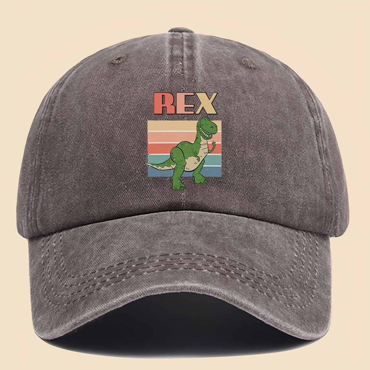 1pc Cute And Lively Cartoon Dinosaur Print Baseball Cap, Fashionable And Versatile, Multi-Color Comfortable Trucker PAPA Hat, Suitable for Outdoor Fishing And Everyday Wear As an Accessory, Perfect for Mom'S Beach Vacation And Casual Wear