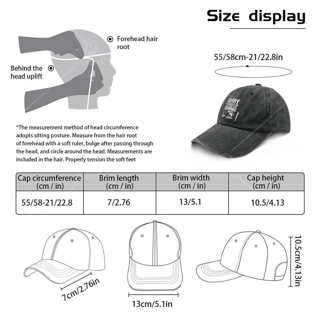 Sorry I Wasnt Listening I Was Thinking About Fishing Baseball Hat Unisex