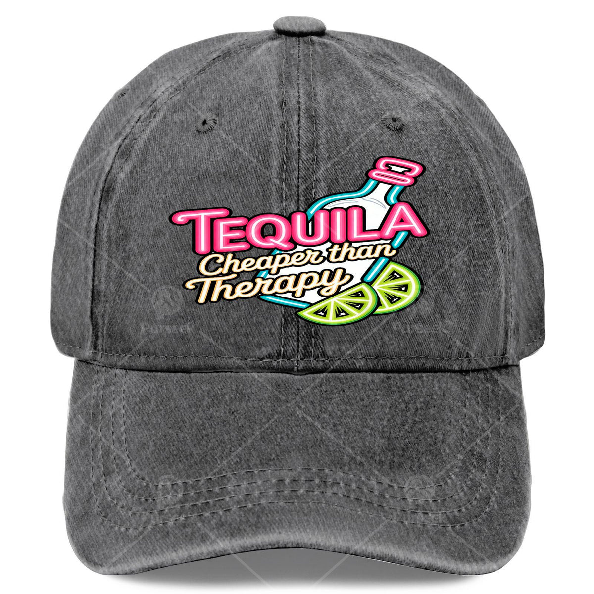 Funny Tequila Drinking Baseball for & - Retro Full-Body Tequila Print Suitable for Cinco De Mayo Parties, Christmas, Games, 4th of - Lightweight Washed Unisex Hat with Iconic