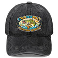 Funny Grandpa Fishing Buddy Bass Fisherman Youth Boys Youth Baseball Hat Unisex