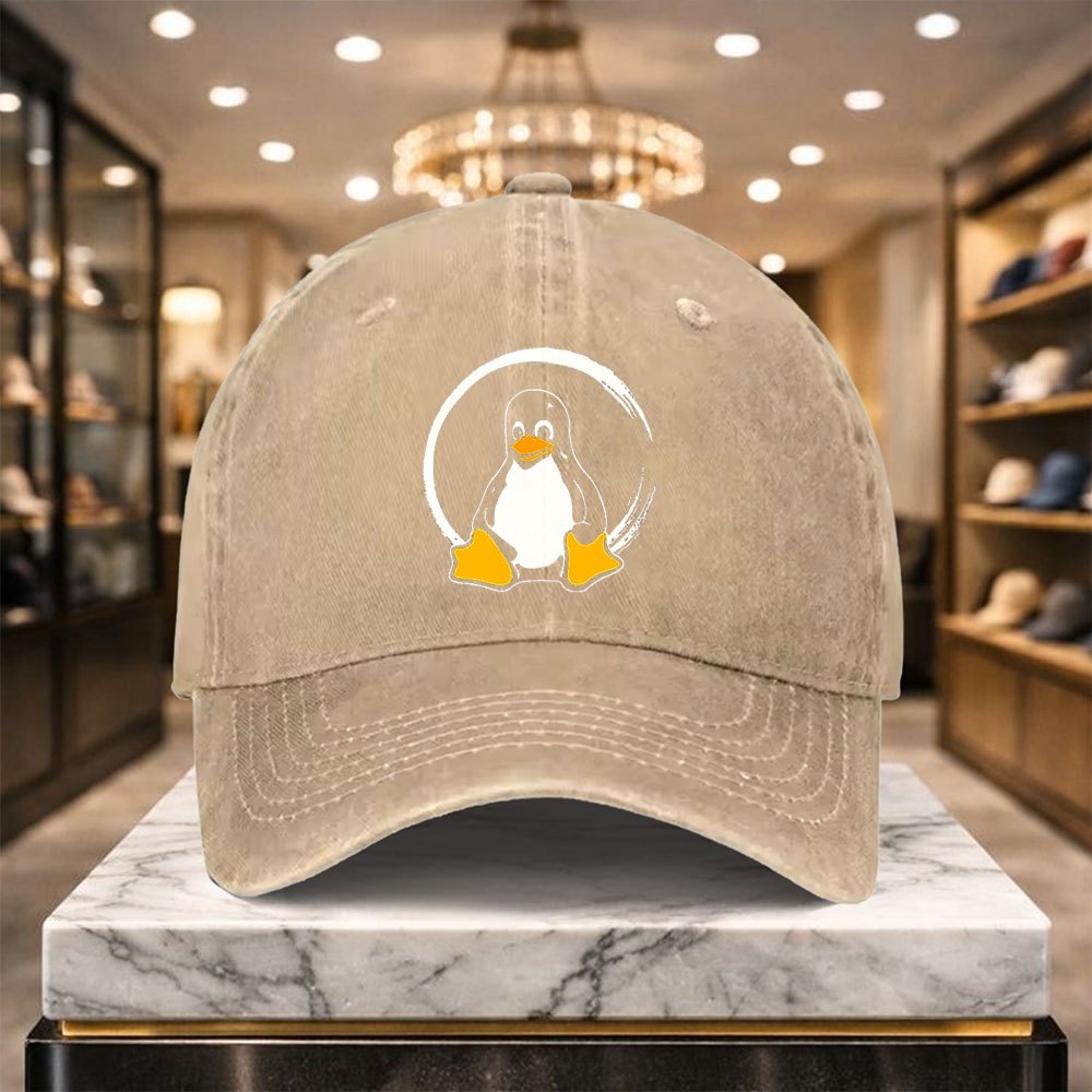 Versatile Casual Linux Baseball Cap with Adjustable Design, Suitable for Outdoor Sports And Everyday Casual Wear, a Casual Street Hat for Casual Outfits