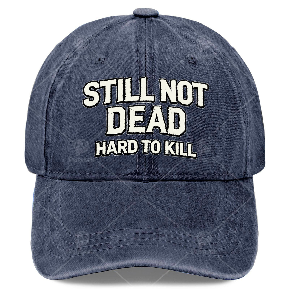Still Not Dead Retro Baseball Cap for & - Vintage Washed Distressed Unisex Hat with Full-Body Iconic Print, Suitable for Christmas, Games, 4th of Events - Lightweight Round Cap