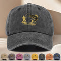 Fishing-Themed Baseball Cap with Curved Brim & Suitable for All Seasons, Suitable for Easter Ramadan Independence Day Parties, Outdoor Casual Hat for &, Fishing Print for Daily Wear and Events