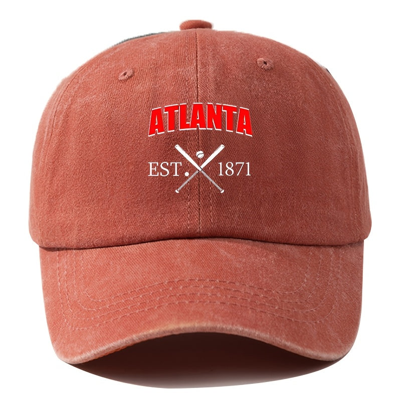 A Unisex Men's Baseball Cap with Cartoon Print, Adjustable and Stylish, Suitable for Outdoor Camping, Hiking, and Fishing