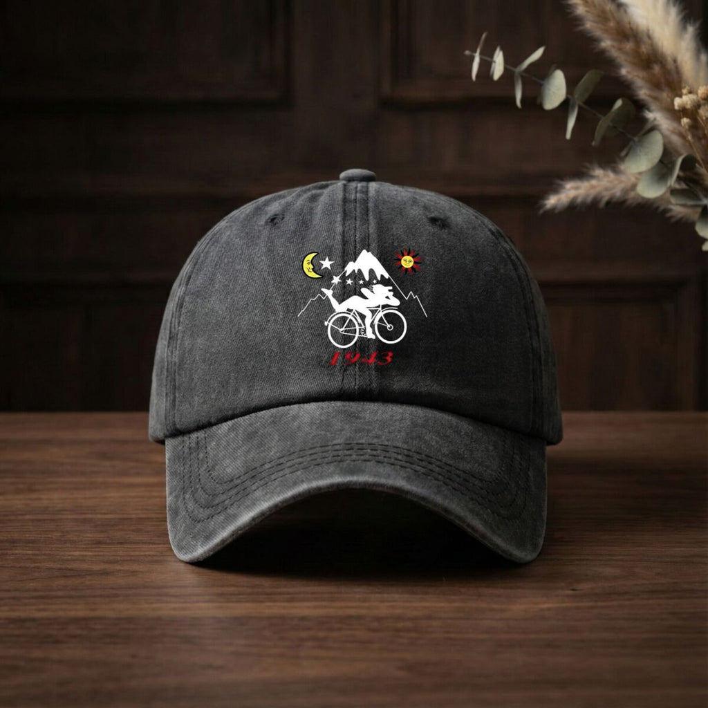 Ycle Day Al Hofmann Art Men' & Soft Top Baseball Cap - Adjustable Dad Hat with Al Hofmann Art, Breathable Pull-String Closure, Machine Washable Suitable for Outdoor Sports, Driving, Casual Wear, Street Style