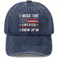 Spring, Summer, And Autumn Gifts, Prints on at Special Prices, Unisex Black Baseball Caps. I Miss The America I Grew Up in with Hats