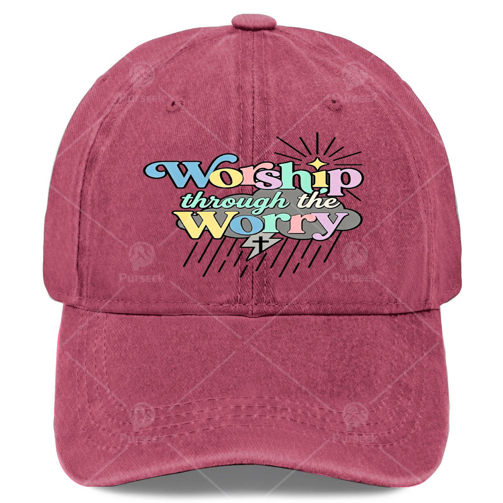 Christian Faith Baseball Cap with Prayer & Verse - Adjustable Unisex Religious Cap Suitable for Men & Women, Machine Washable Cap for Church, Daily Worship, Prayer Meetings, Pull String Closure, Prayer Token Gift