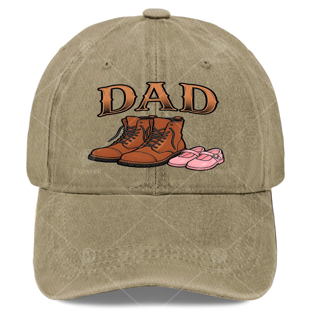 Proud Father of a Daughter, Vintage Boots, Unisex Baseball