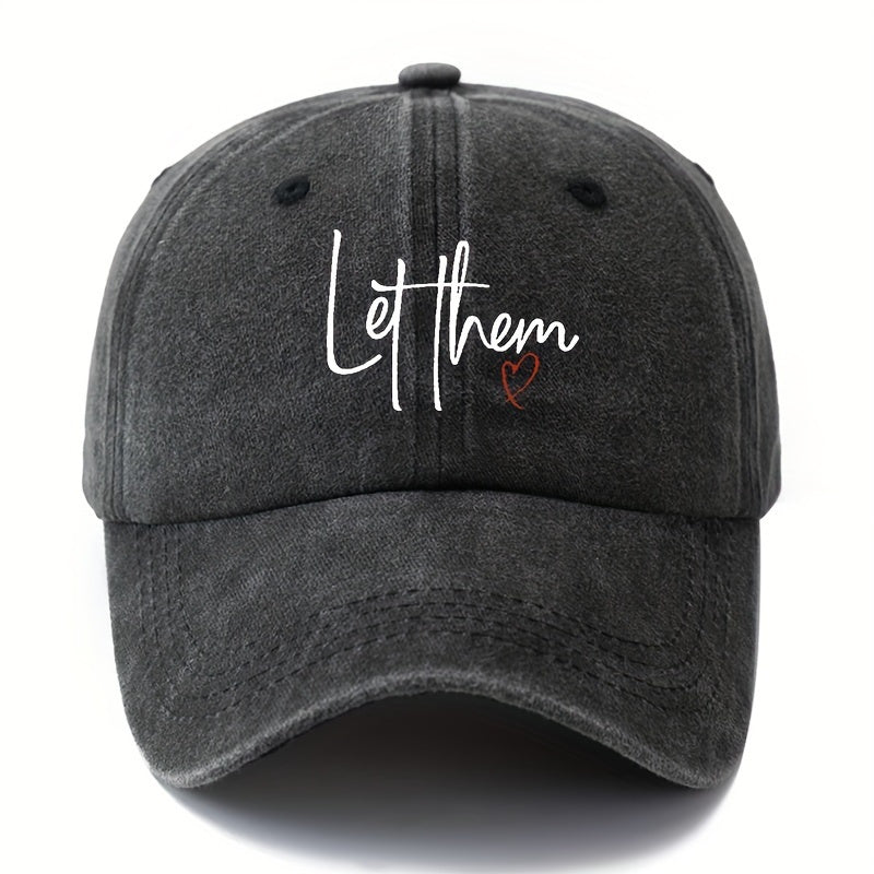 Stylish Baseball Cap Featuring Printed Text, Adjustable Duckbill Design Suitable for Outdoor Activities, Camping, Parties, Hip-Hop Fashion, Trucker Style, And Fishing