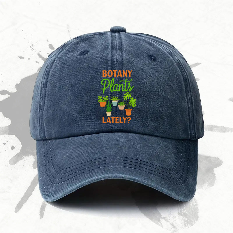 1P 1pc, Adjustable Baseball Cap with "Plant" Print, Lightweight Printed Women's Hat, "Plant Lover" Men's Trendy Cap, an Ideal Gift for Weddings, Parties, and Birthdays.