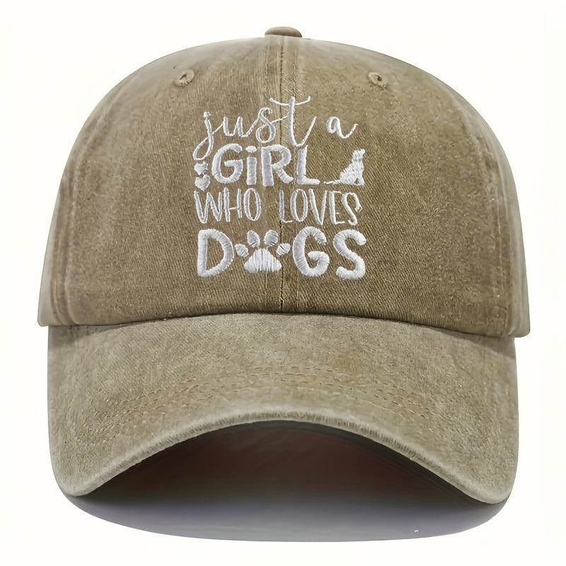Embroidered Letter Washed Baseball Cap, All-Season Suitable, Unisex Trucker Hat, Breathable And Adjustable Golf Cap, Women'S Summer Fashion Curved Brim Cap, Men'S Y2K Couple'S Hat