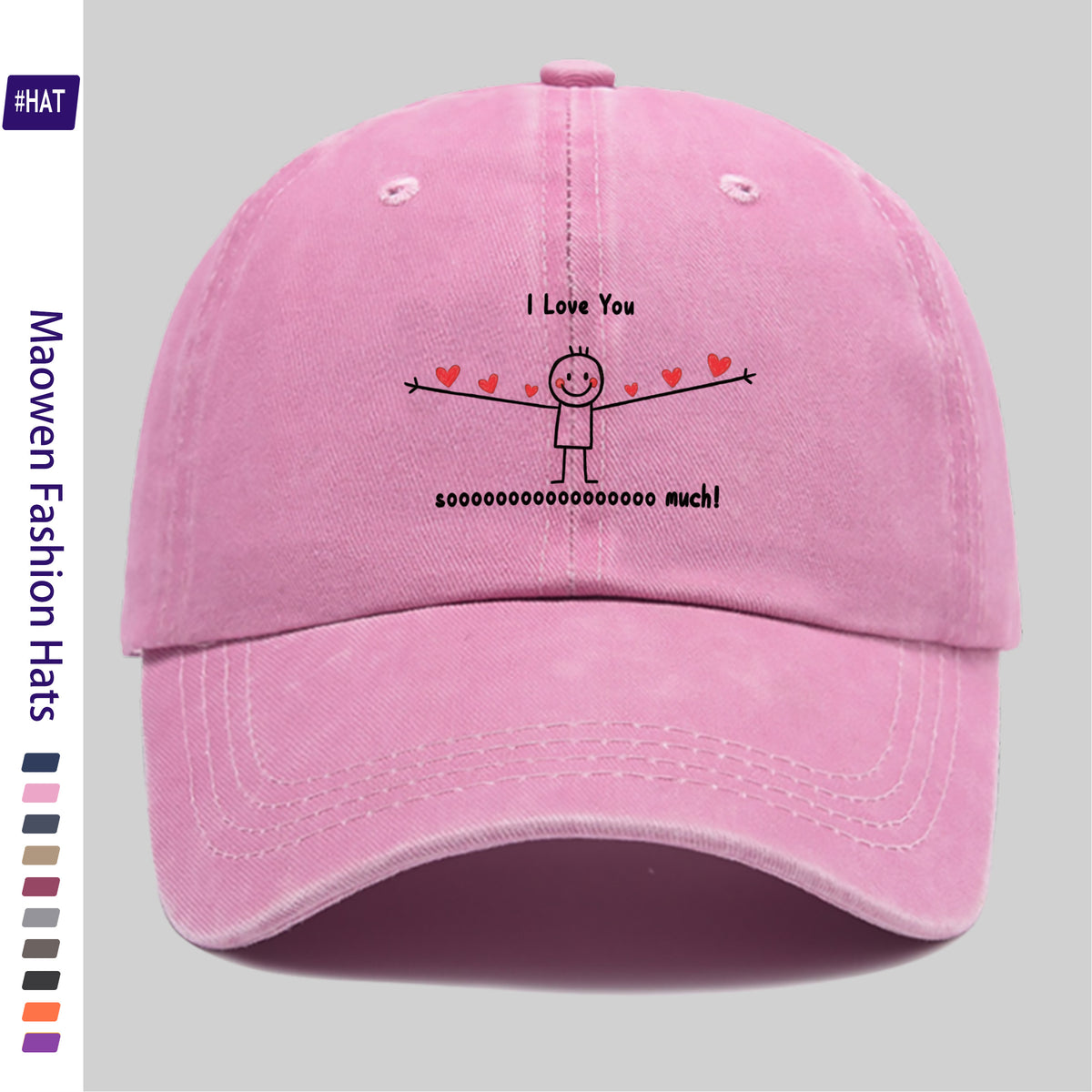 1 Vintage Washed Distressed Baseball Cap, Stylish, Easy to Match, and Attractive, Unisex Snapback Cap with Adjustable Size. The Feature Is the Fun Cartoon Character Design with Happy Faces. This Fashionable Street-style Hat Is Also Known As