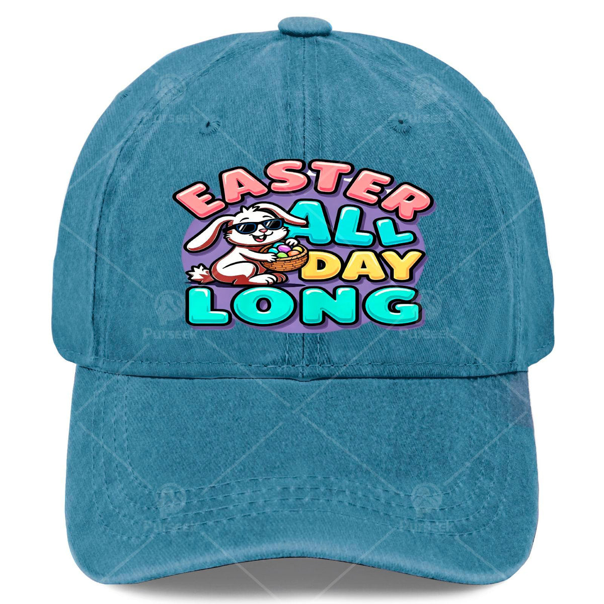 Boys Easter Weather Looks Perfect Baseball Hat Unisex Fashion Washed Distressed