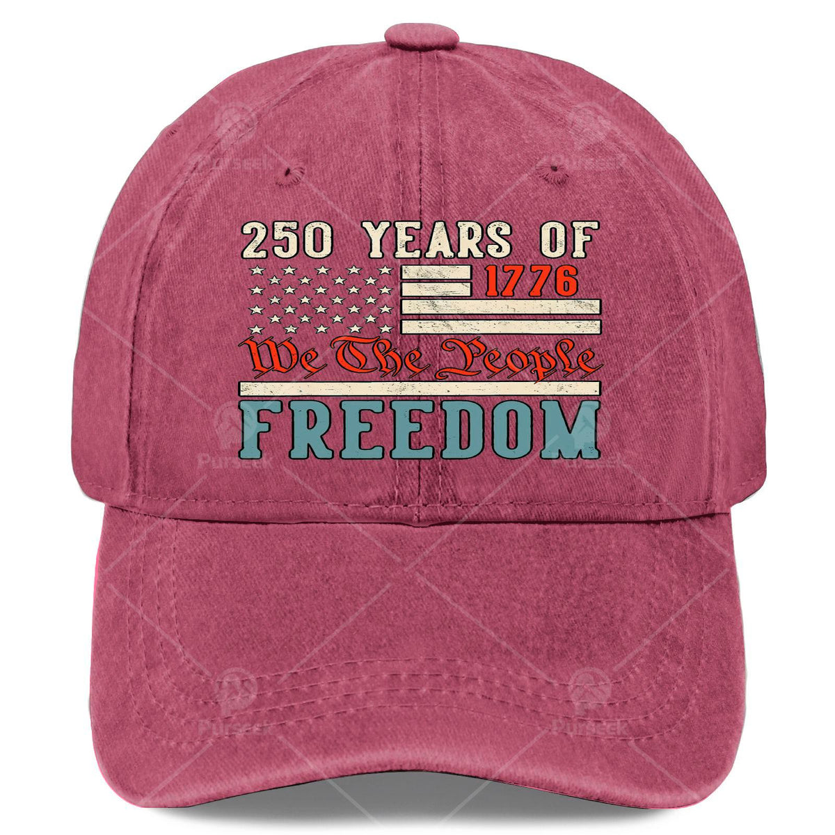 Retro July 4Th American Baseball with The American Flag, Celebrating 250Th Anniversary from 1776 to 2026, Suitable for Everyone