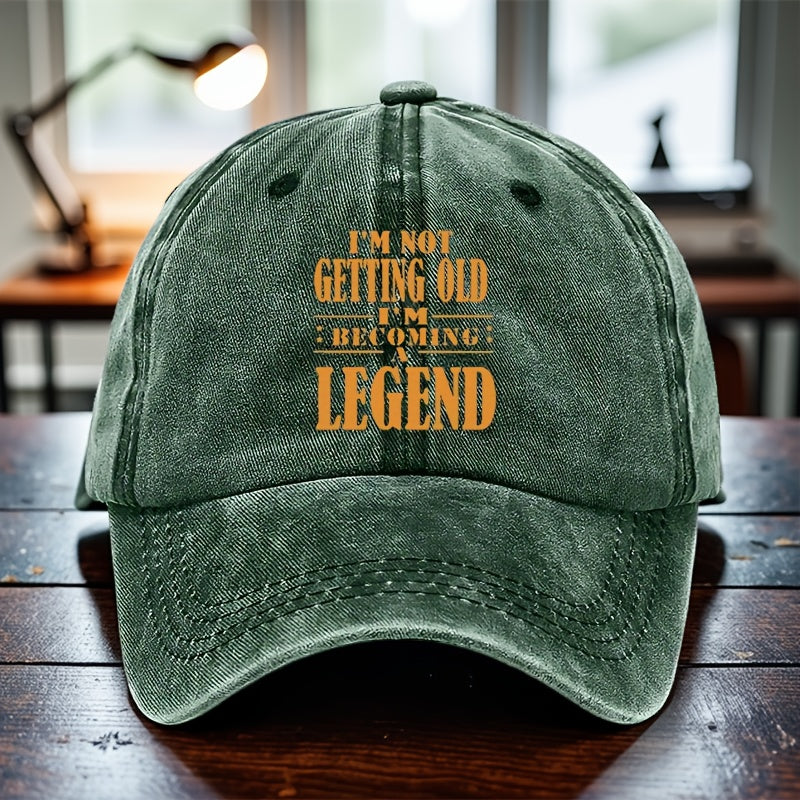 A Vintage Baseball Cap That Is Adjustable And Lightweight, Featuring a Snap Closure - Perfect for Casual Fashion, Sports, And Outdoor Activities, Suitable for All Seasons