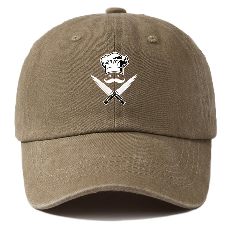 Men'S Baseball Cap Unisex Cartoon Print Adjustable Fashion Versatile Duckbill Hat Suitable for Outdoor Camping, Hiking, Fishing
