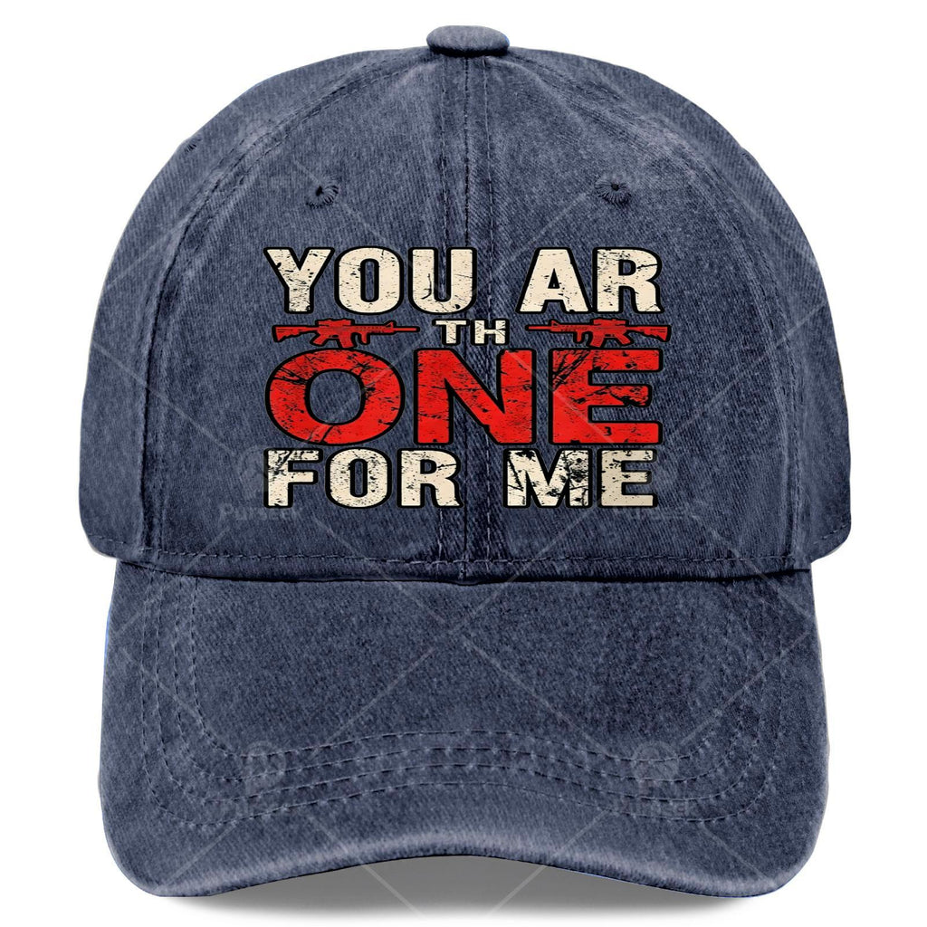 You'Re The One I'M Looking For, Unisex Baseball Cap, Low-Key Style, Washed And Distressed
