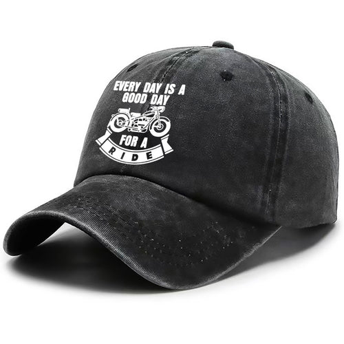 1 Washed Cycling Cap, Men's Outdoor Windproof Hood, Women's Washed Cap, Breathable Baseball Cap, Lightweight and Breathable Outdoor Hat, Adjustable Head Circumference, Curved Brim Design, Birthday Gift, All-Seasons Style