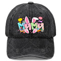 Easter Mama Bunny Ears Coquette Bow Easter Rabbit Baseball Hat Unisex Trendy