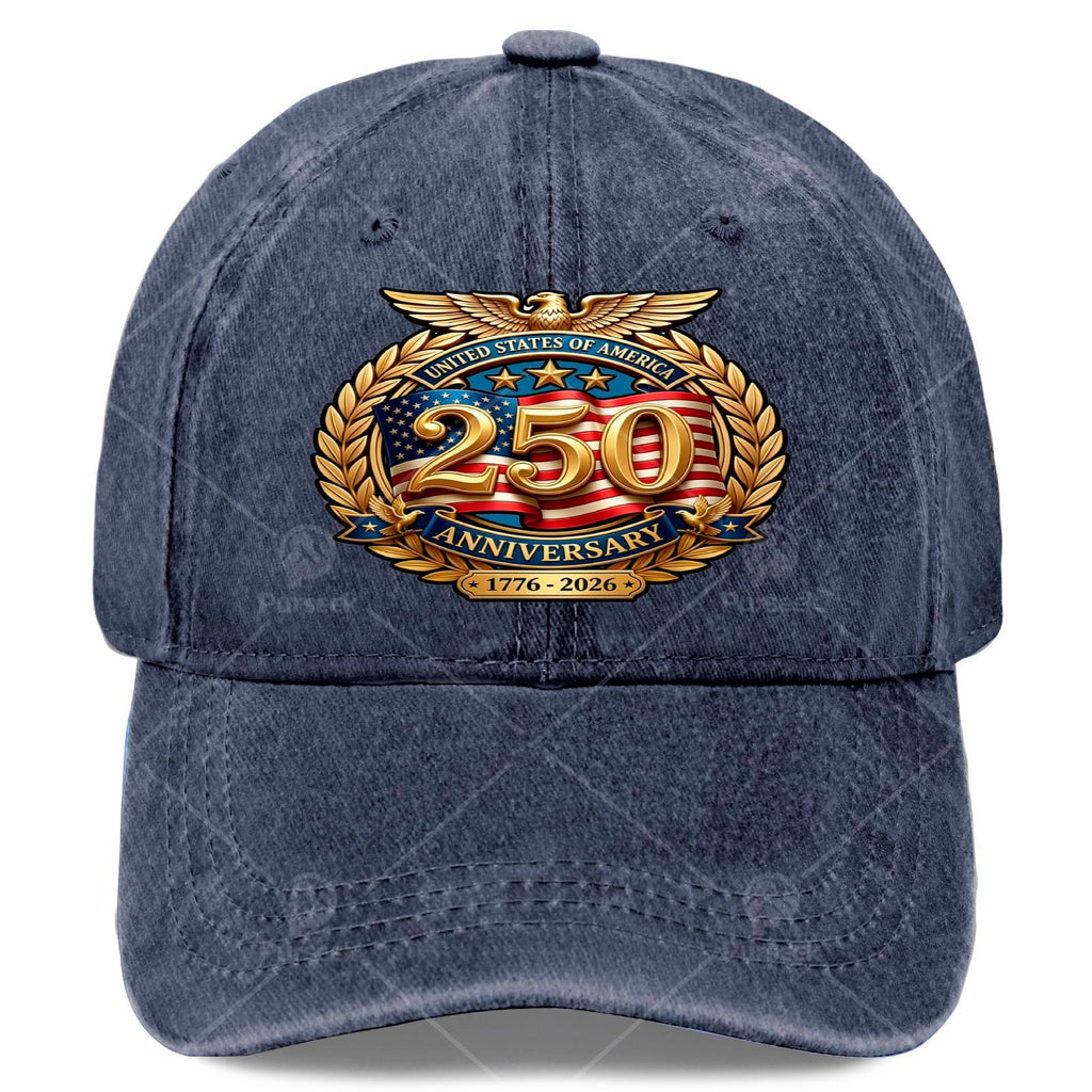 250th Anniversary of American Independence- Unisex American Flag Baseball