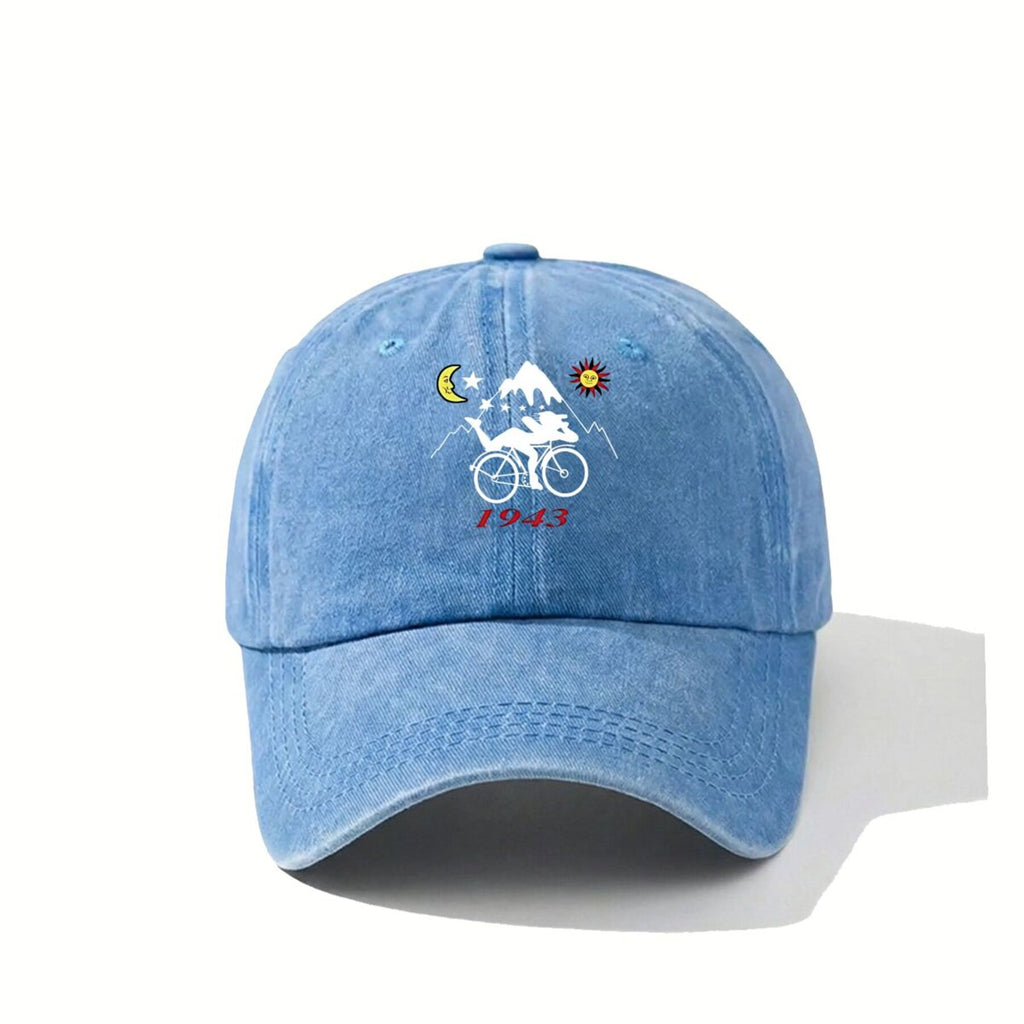 Ycle Day Al Hofmann Art Men' & Soft Top Baseball Cap - Adjustable Dad Hat with Al Hofmann Art, Breathable Pull-String Closure, Machine Washable Suitable for Outdoor Sports, Driving, Casual Wear, Street Style