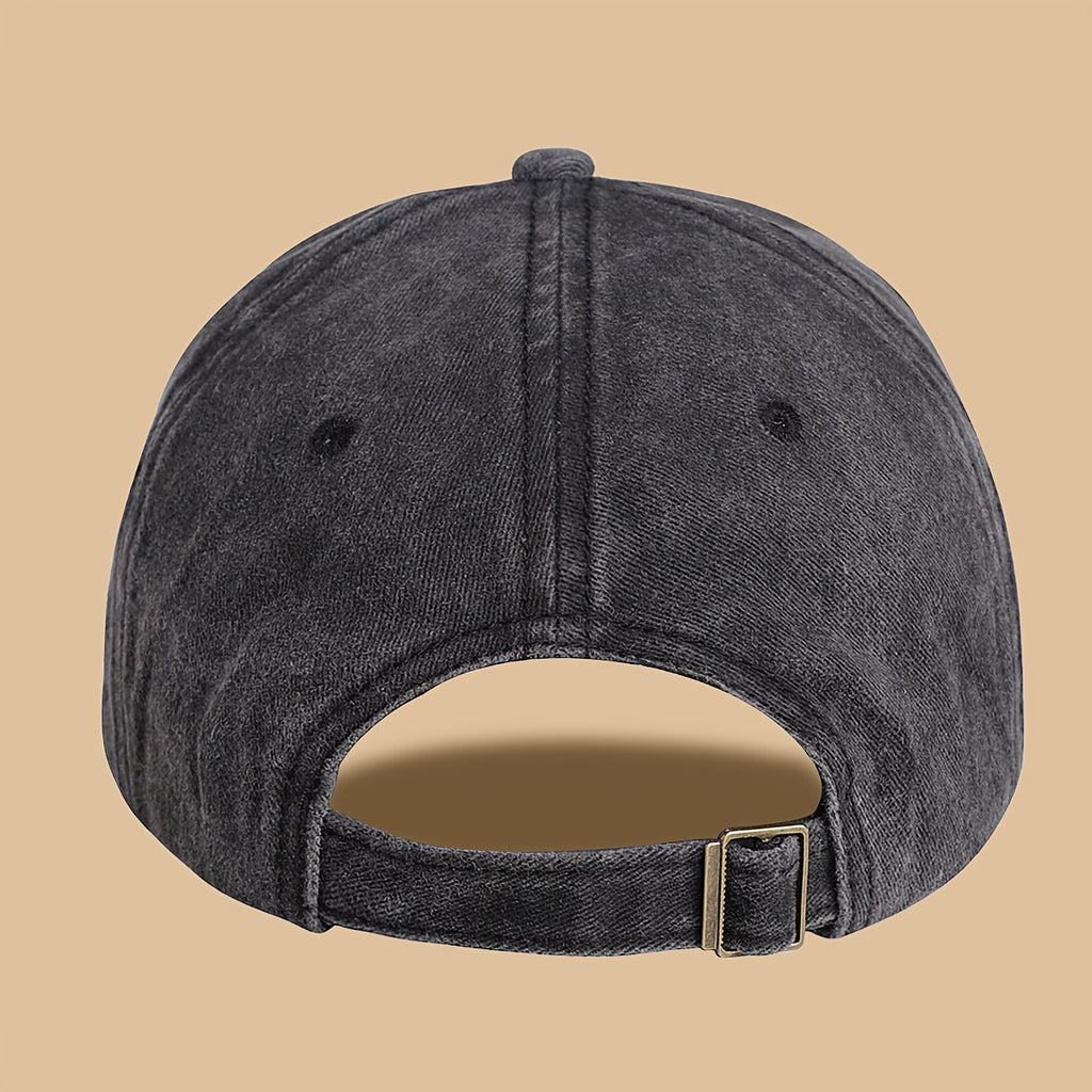 70 Lightweight Breathable 1pc Cat Print Trucker Hat - Vintage Washed Baseball Cap with Adjustable Strap, Unisex Outdoor Sun Hat | Ideal for Vacation, Hiking, Birthday Gifts