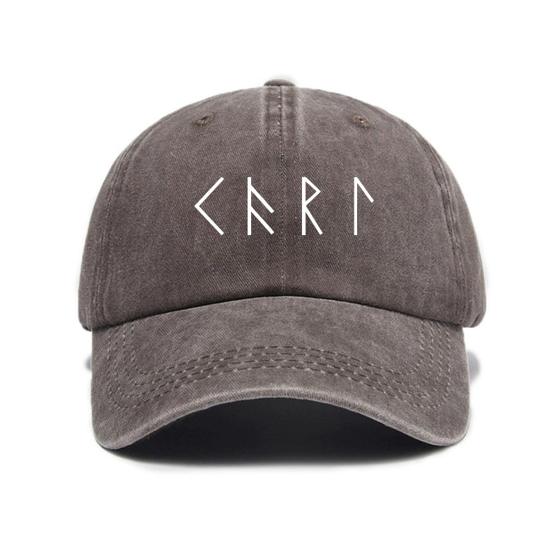 Washed Distressed Printed Baseball Cap Easy Character Print Washed Distressed Soft Top Sun Hat Unisex Fashion Trendy Baseball Cap