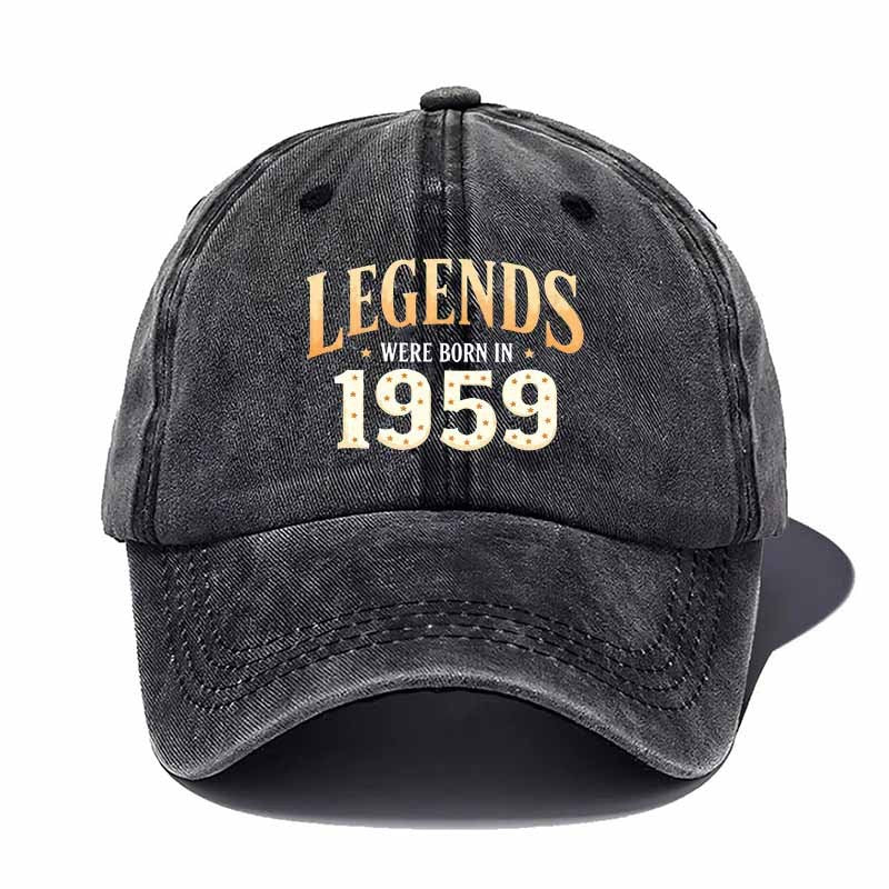 Vintage 1959 Baseball Cap | Retro Sporty Polyester Casual Hat, Hand Washable, Suitable for Various Holidays and Seasons