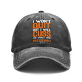 1pc Fun Slogan Baseball Cap, Unisex Vintage Adjustable Neutral Hat with The Words "I Won'T Give Up But I'Ll Keep Grumbling", Vintage Wash End, Suitable for Outdoor Activities, Daily Casual Wear, And As a Gift for Friends