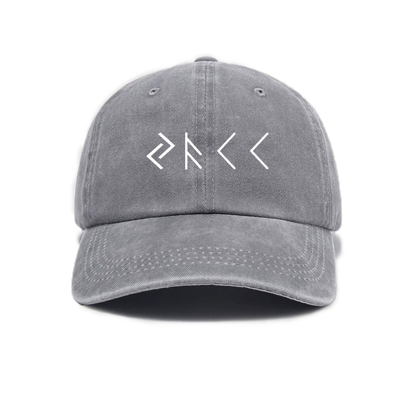1 Washed Distressed Printed Baseball Cap for Adults, 1pc Pack, Trendy Vintage Letter Print Washed Distressed Baseball Cap for Men and Women, Versatile Outdoor Soft Top Hat