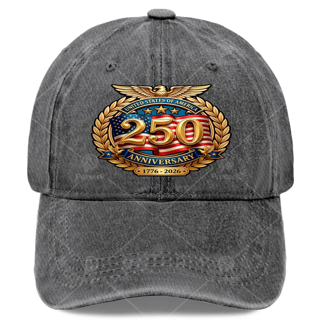 250th Anniversary of American Independence- Unisex American Flag Baseball