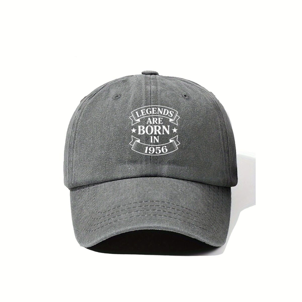 1956s Are Born Vintage Retro Baseball Cap - Unisex Adjustable Pull-String Hat with 1956 Print, Machine Washable Sun Suitable for Outdoor Sports, Casual Wear & Nostalgic Gift for Men and Women
