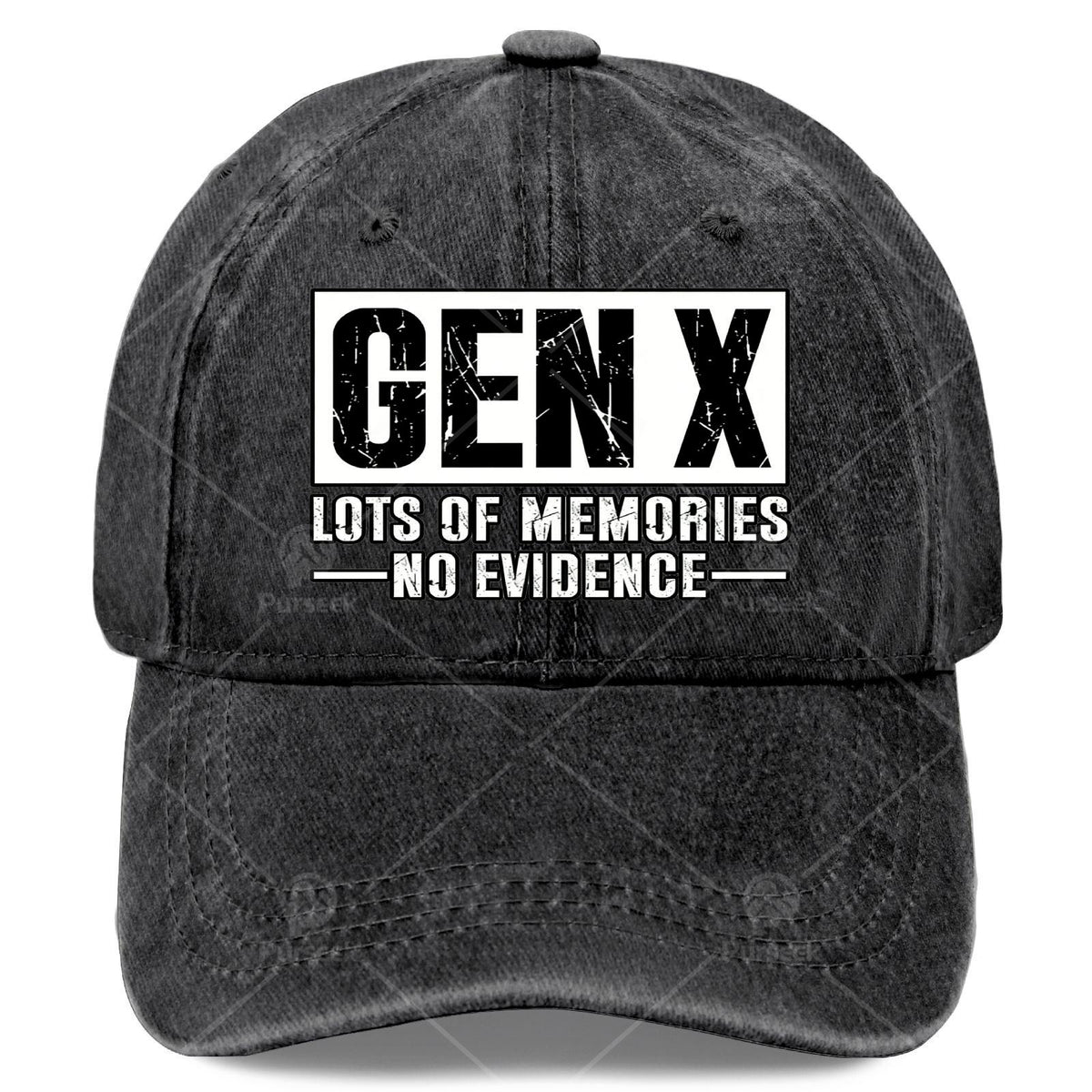 Unisex Stylish Washed Baseball with Plenty of Memories from Gen X, But No Proof