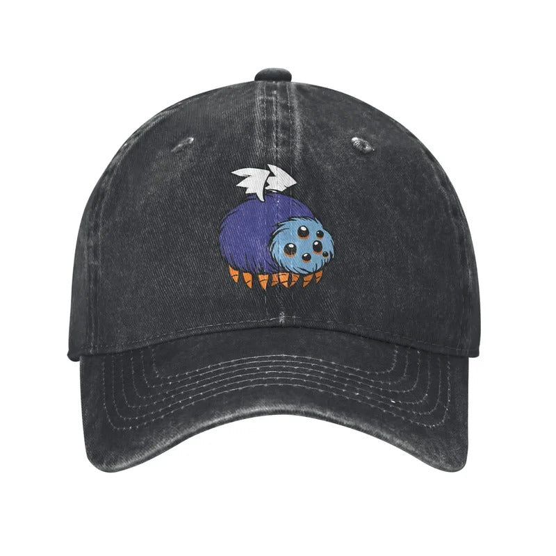 2026 New Model Washed Baseball Cap Suitable for All Seasons, "No More Starving Together" Design, Unisex Adjustable Hip-Hop Cap with Full-Print, Machine Washable Outdoor Sports Hat for Men & Women, Pull String Closure for Sunshade