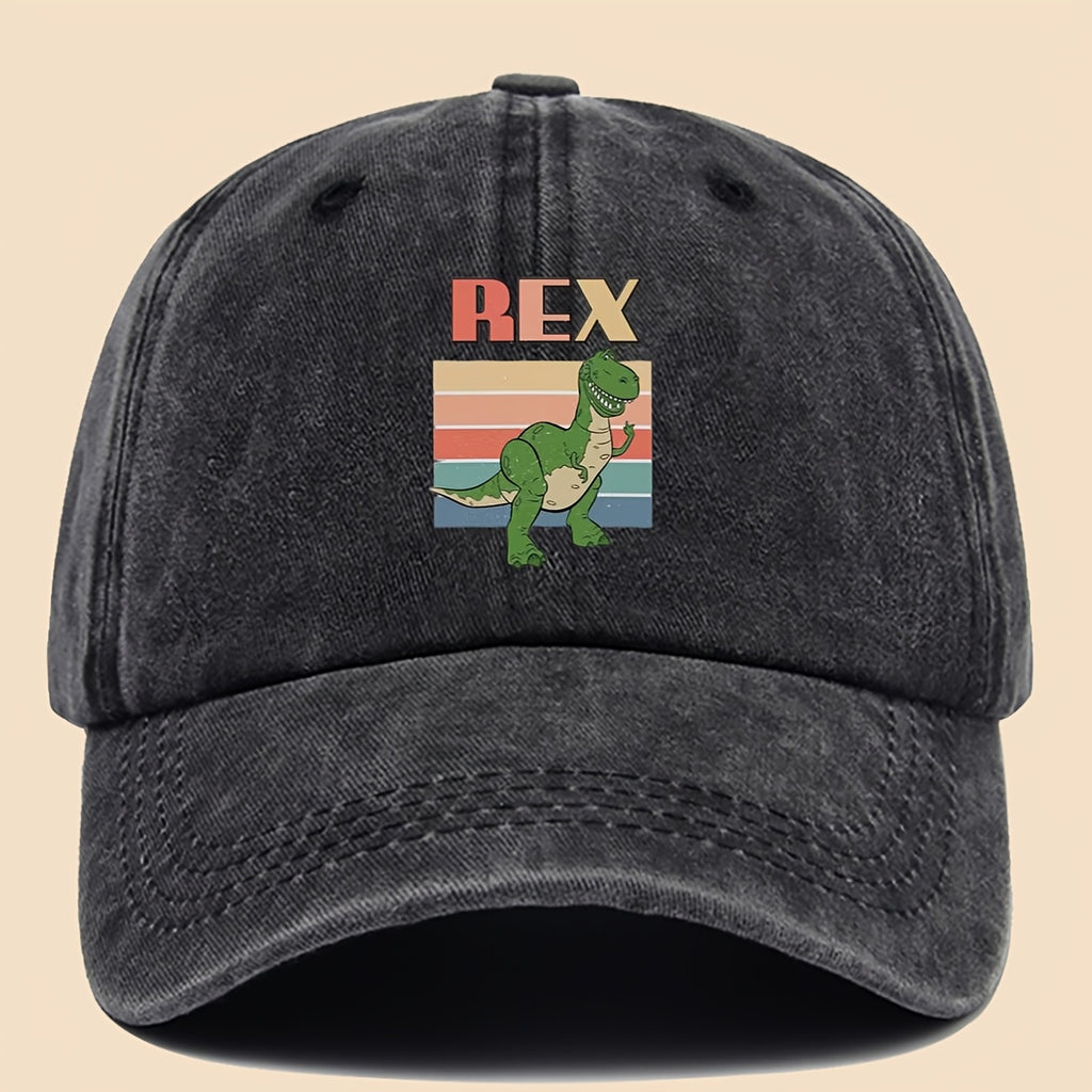 1pc Cute And Lively Cartoon Dinosaur Print Baseball Cap, Fashionable And Versatile, Multi-Color Comfortable Trucker PAPA Hat, Suitable for Outdoor Fishing And Everyday Wear As an Accessory, Perfect for Mom'S Beach Vacation And Casual Wear