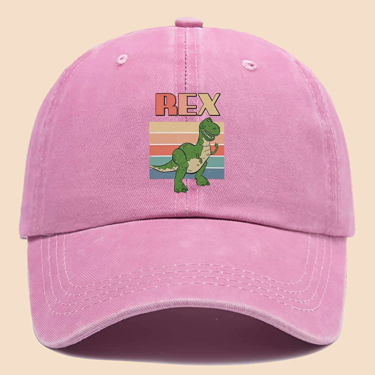 1pc Cute And Lively Cartoon Dinosaur Print Baseball Cap, Fashionable And Versatile, Multi-Color Comfortable Trucker PAPA Hat, Suitable for Outdoor Fishing And Everyday Wear As an Accessory, Perfect for Mom'S Beach Vacation And Casual Wear
