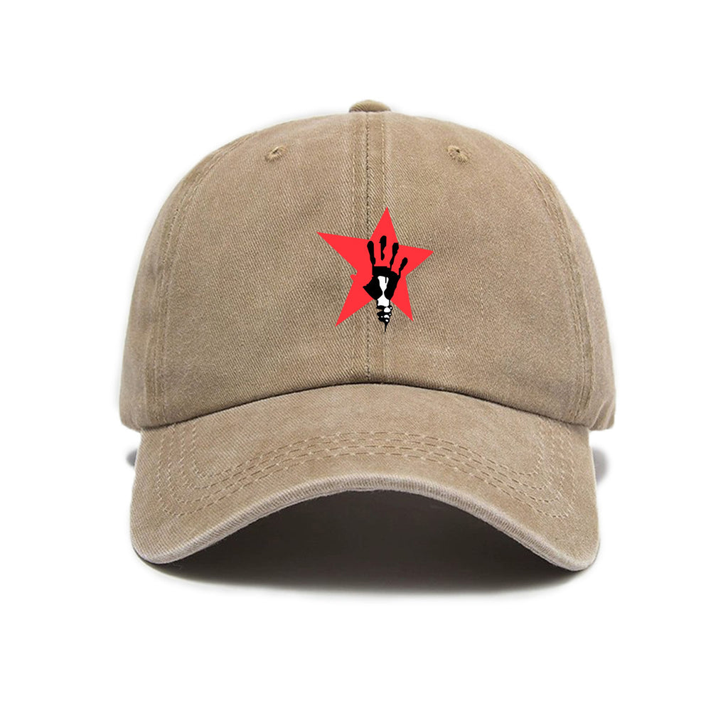 1 Washed Distressed Printed Baseball Cap, Adult Simple and Stylish Printed Washed Distressed Soft Top Sun Baseball Cap, Unisex Versatile Baseball Cap