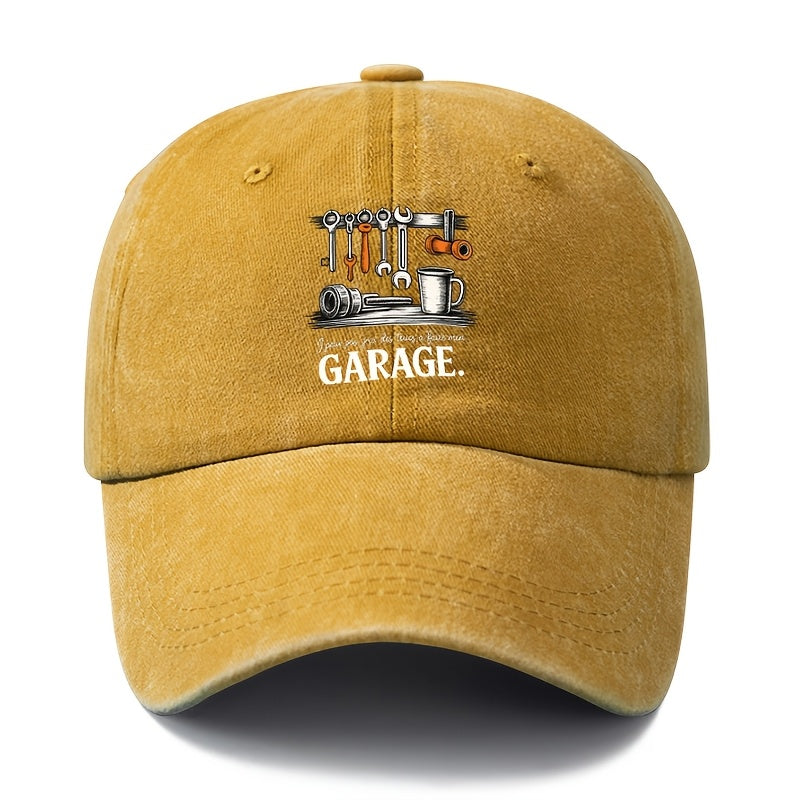 A Unisex Fashionable and Versatile Printed Vintage Artisan Baseball Cap, a Classic Vintage Washed Outdoor Lightweight Curved-brim Hat, a Trucker Baseball Cap, Suitable for Casual Occasions Such as Outdoor Vacations, Travel, and Camping, a Holiday
