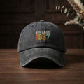 Vintage 1987 Retro Text Art Easy Men'S And Women'S Printed Baseball Cap Breathable Universal Buckle Spring Summer Golf Hat