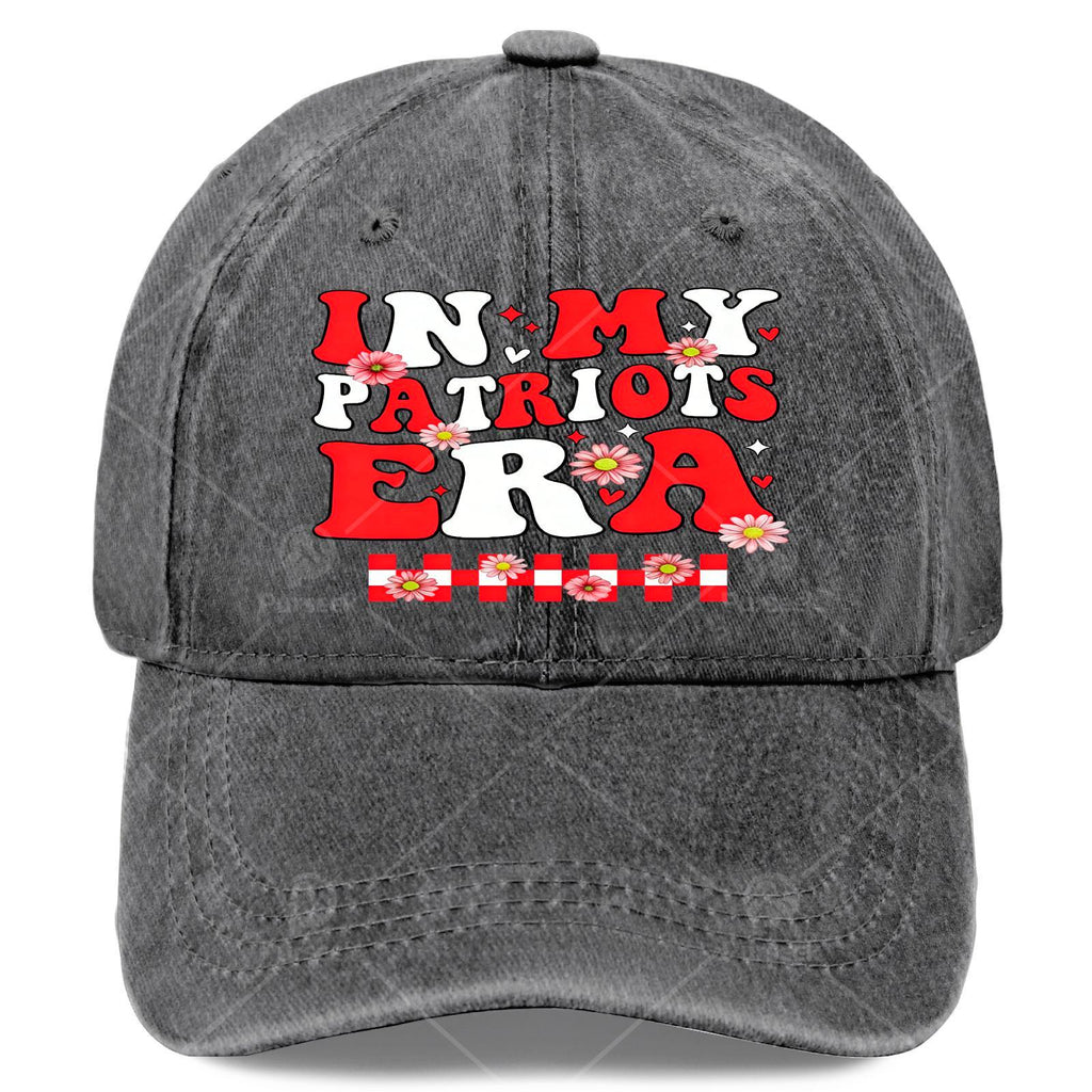 Patriot Era Duckbill Baseball Cap - Vintage Washed Unisex Adjustable Cap with Retro Print, Machine Washable Suitable for Men & Women, Washed Aesthetic for Casual Wear,, Themed Events